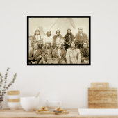 Pine Ridge Agency Indian Chiefs SD 1891 Poster (Keuken)