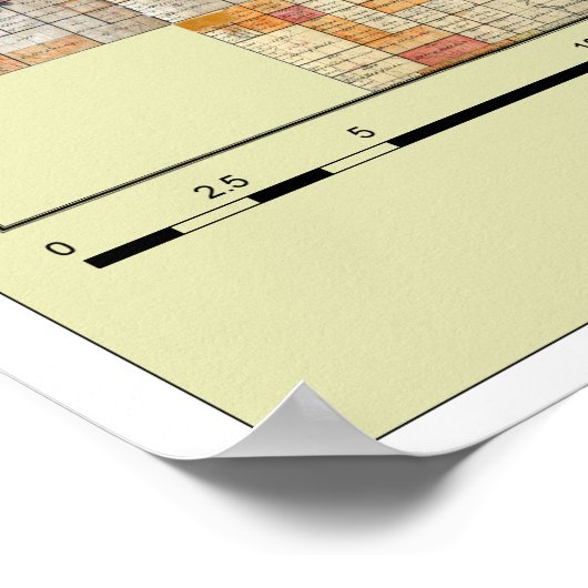 Pine Ridge Indian Reservation Allottment Map Poster (Hoek)