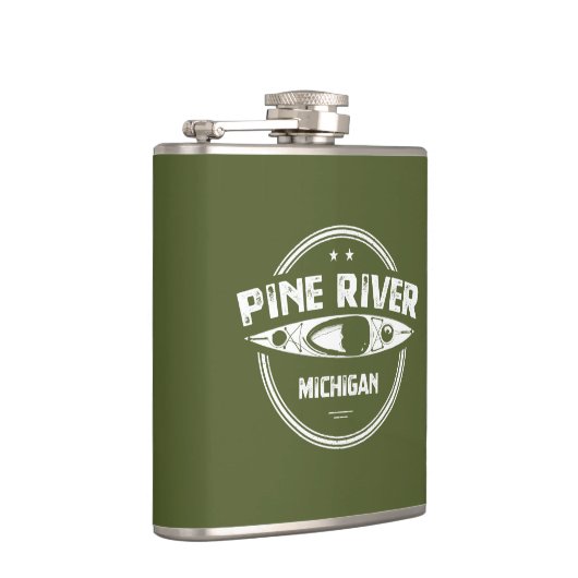 Pine River Michigan Kayaking Heupfles (Rechts)