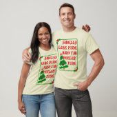 Pine Smells Fine Funny Holiday Slogan T-shirt (Unisex)