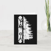  Pine Snowboard Snowboard Gift 1 Kaart (Voorkant)