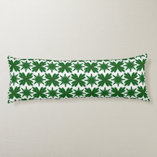 Pine Snowflakes Body Pillow Lichaamskussen (Achterkant)