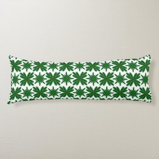 Pine Snowflakes Body Pillow Lichaamskussen (Voorkant)