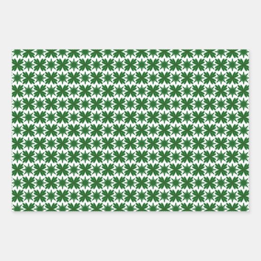 Pine Snowflakes inpakpapier (Voorkant 2)