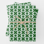 Pine Snowflakes inpakpapier (In situ)