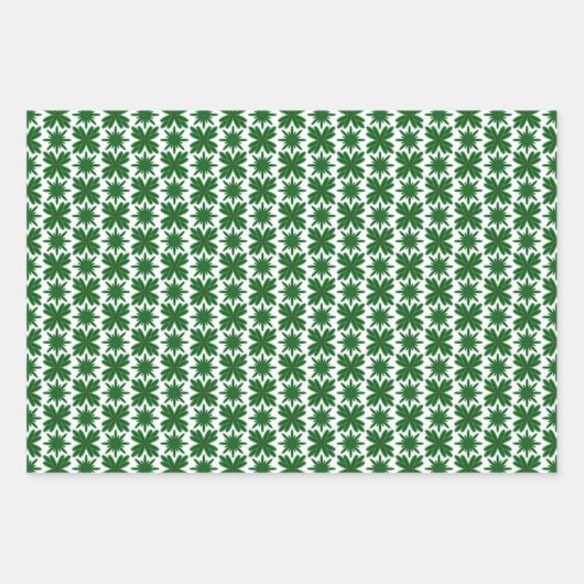 Pine Snowflakes inpakpapier (Voorkant)