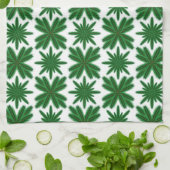 Pine Snowflakes keukenhanddoek (Gevouwen)