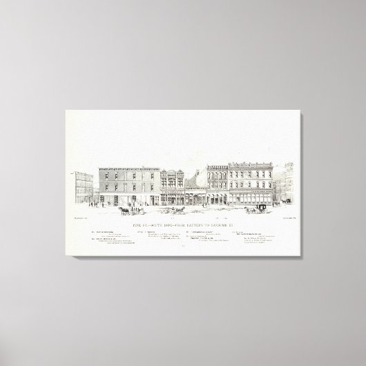 Pine South Side Battery en Sansome Canvas Afdruk (Voorkant)