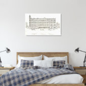 Pine South side Davis en Front Canvas Afdruk (Insitu (Slaapkamer))