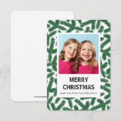 Pine Sprigs - 3x5 Kerstkaart Kaart (Voorkant / Achterkant)