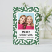 Pine Sprigs - 3x5 Kerstkaart Kaart (Staand voorkant)