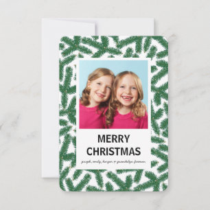 Pine Sprigs - 3x5 Kerstkaart Kaart