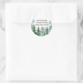 Pine Spruce Trees | Nieuwe sticker van label voor  (Tas)