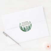 Pine Spruce Trees | Nieuwe sticker van label voor  (Envelop)
