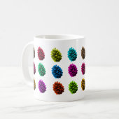 Pine-toetsen in kleur-Mok Koffiemok (Voorkant links)