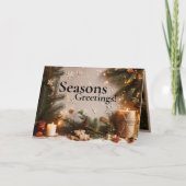 Pine Tree 5 Afbeelding Vakantie Kaart (Voorkant)