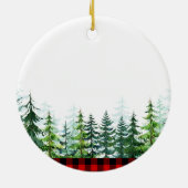 Pine Tree - Aangewezen belofte aan Godchild Keramisch Ornament (Achterkant)