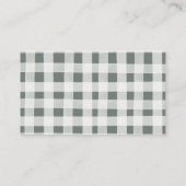 Pine Tree Adventure Baby shower Diaper Raffle Informatiekaartje (Achterkant)