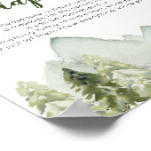 Pine Tree Adventure Baby shower Late Night Diapers Poster (Hoek)