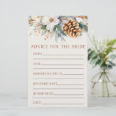 Pine Tree advies voor het bruid Vrijgezellenfeest  Briefpapier (Staand voorkant)