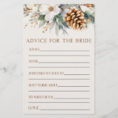 Pine Tree advies voor het bruid Vrijgezellenfeest Briefpapier (Voorkant)