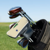 Pine tree and star 1901 flag of Maine State Golfheadcover (Insitu)
