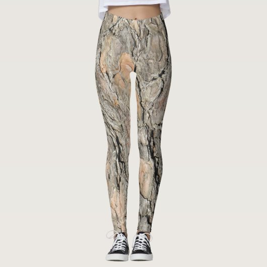 Pine Tree Bark Camouflage Leggings (Voorkant)