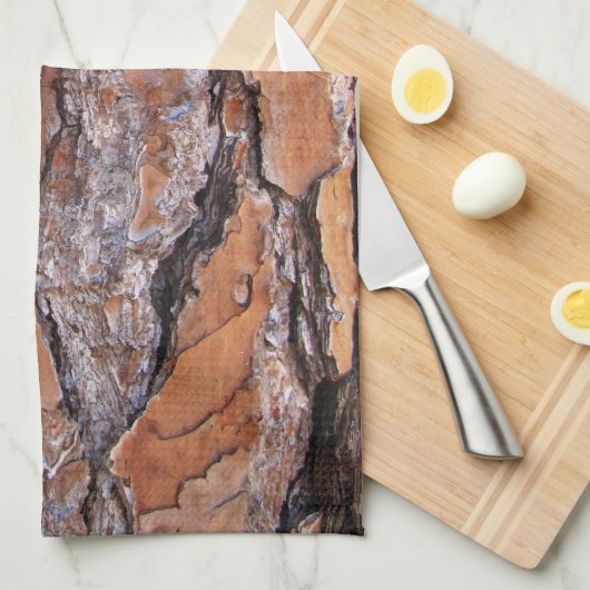 Pine Tree Bark Kitchen Towel Theedoek (Quarter Fold)