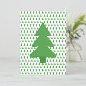 Pine Tree Bedankkaart (Staand voorkant)