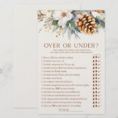 Pine Tree Bloemen Over of Onder Vrijgezellenfeest  Briefpapier (Voorkant / Achterkant)