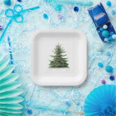 Pine Tree Bord Vakantie Kerstfeest Dinning (Feest)