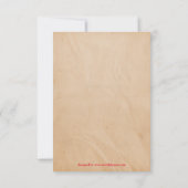 Pine Tree Branch - 3x5 kerstfeest uitnodiging (Achterkant)