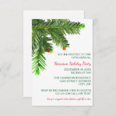 Pine Tree Branch - 3x5 kerstfeestelijke uitnodigin Kaart (Voorkant / Achterkant)
