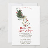 Pine Tree Branch, Ball Holiday Open House Kaart (Voorkant)