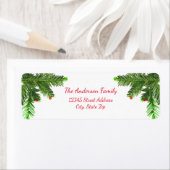 Pine Tree Branch - Return Address Label (Insitu)