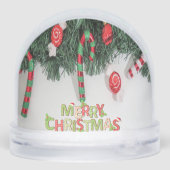 Pine Tree Branches Candy, Our First Christmas Sneeuwbol (Achterkant)