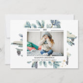 Pine Tree Branches Foto SEASON'S GREETINGS (Voorkant)