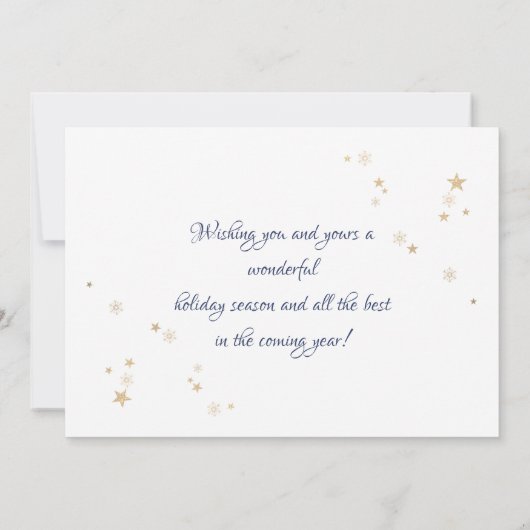 Pine Tree Branches Foto SEASON'S GREETINGS (Achterkant)