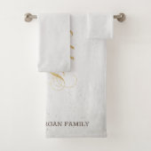 Pine Tree Branches Sneeuwkerst Bad Handdoek (Insitu)