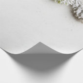 Pine Tree Branches Sneeuwkerst Cadeaupapier (Hoek)