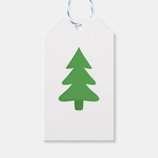 Pine Tree Cadeaulabel (Voorkant)