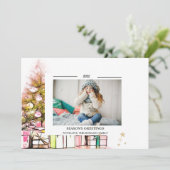 Pine Tree-Cadeaus Foto SEIZOENMONTAGES (Staand voorkant)