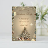 Pine Tree, Cadeaus Pine cones Christmas Company Kaart (Staand voorkant)