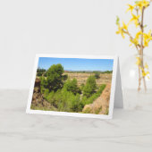 Pine tree canyon landschap kaart (Gele Bloem)