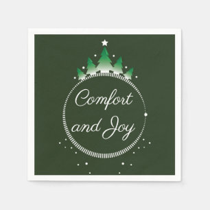 Pine tree Comfort en Joy Papier van Napels Servetten