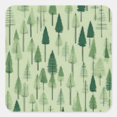Pine Tree Design Stickers (Voorkant)