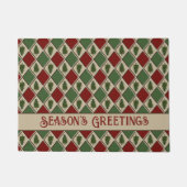 Pine Tree en Harlequin Doormat Deurmat (Voorkant)