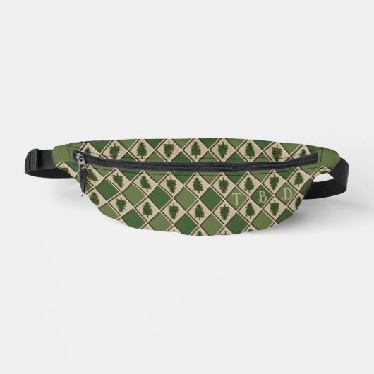 Pine Tree en Harlequin Fanny Pack Heuptasje (Voorkant)