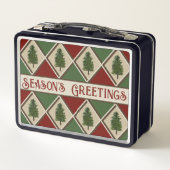 Pine Tree en Harlequin lunchbox (Achterkant)