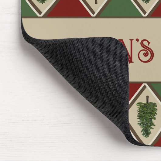 Pine Tree en Harlequin Muismat (Hoek)